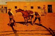 Frederick Remington His First Lesson USA oil painting reproduction